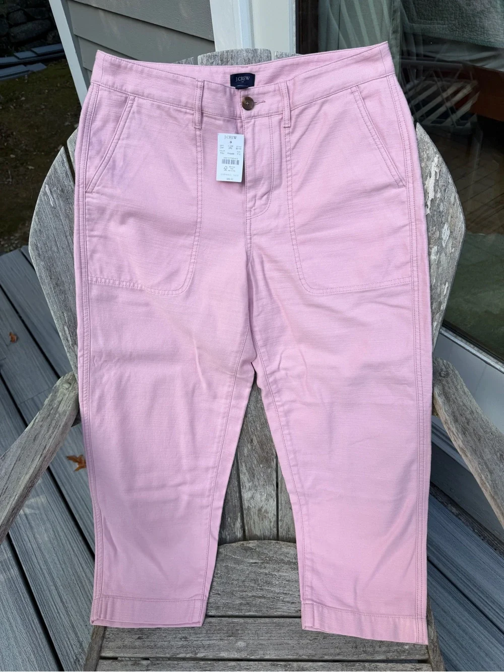 J. Crew Light Pink Cropped Ankle Pants
